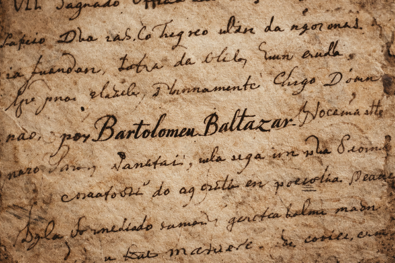 Manuscrito antigo